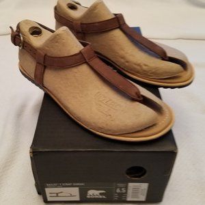 Sorel Bailee T strap Tobacco Sz 6.5